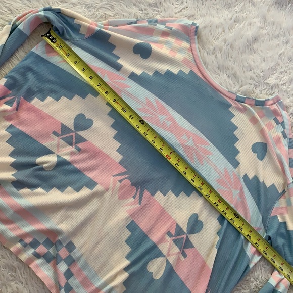 Wildfox Aztec thermal waffle tee women’s Xsmall - Picture 8 of 9